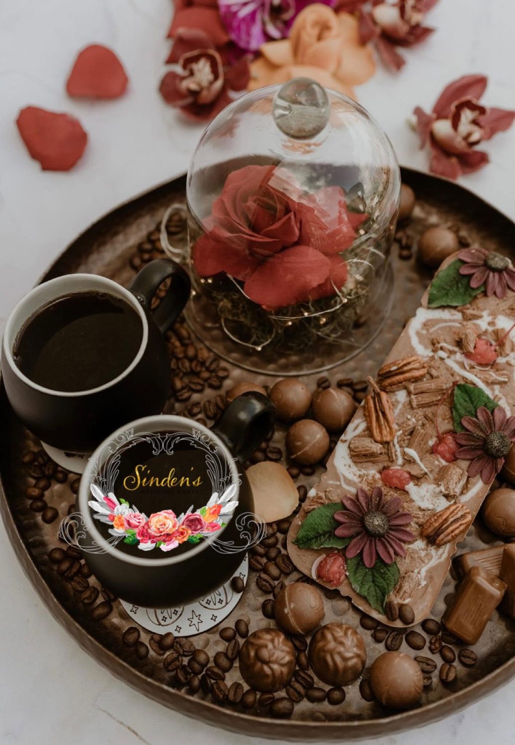 Styled dessert table detail